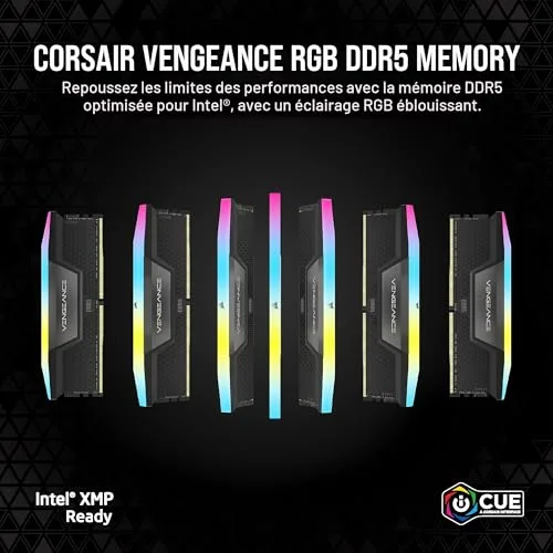 Corsair 48 Go Kit 2x24Go DDR5 5200 MHz - vue 2
