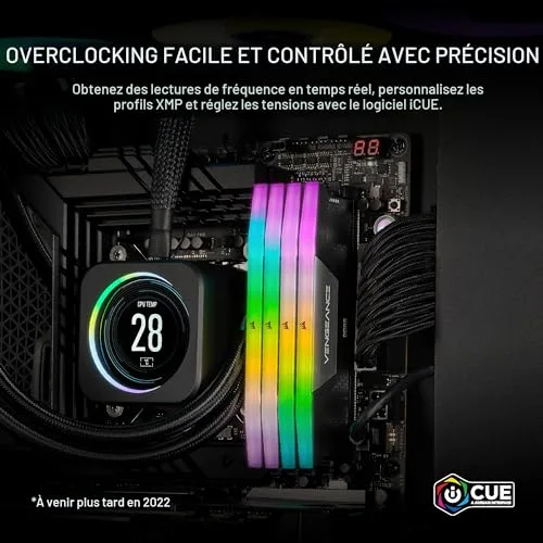 Corsair 48 Go Kit 2x24Go DDR5 5200 MHz - vue 5
