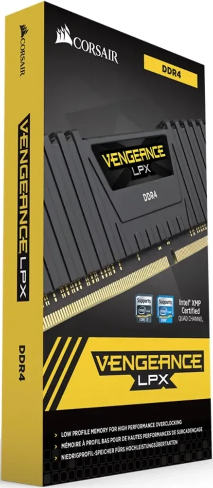 Corsair 64 Go Kit 4x16Go DDR4 3200 MHz - vue 3