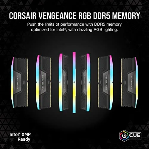 Corsair 64 Go Kit 4x16Go DDR5 6200 MHz - vue 2