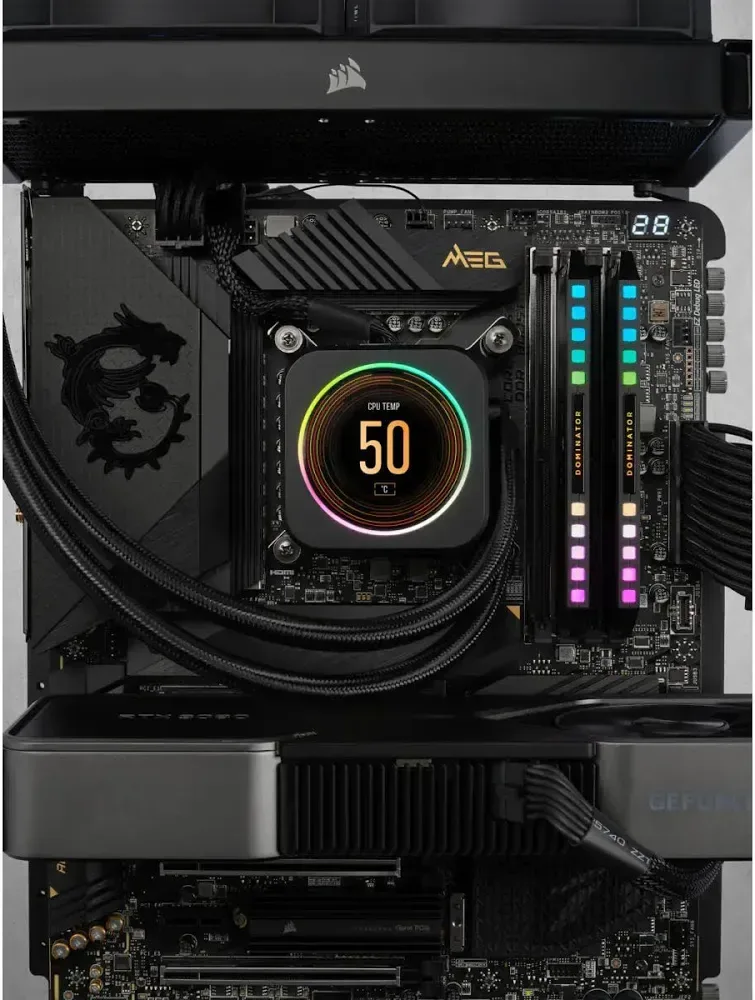 Corsair Dominator 64 Go Kit 2x32Go DDR5 5600 MHz - vue 4