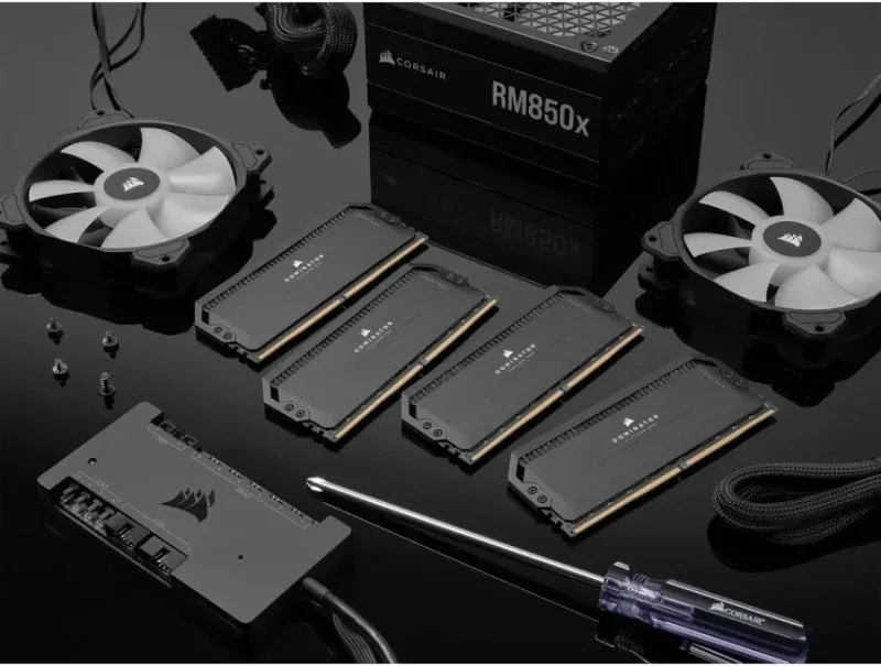 Corsair Dominator 64 Go Kit 2x32Go DDR5 5600 MHz - vue 5