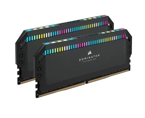 Corsair Dominator Platine 64 Go Kit 2x32Go DDR5 5200 MHz RGB