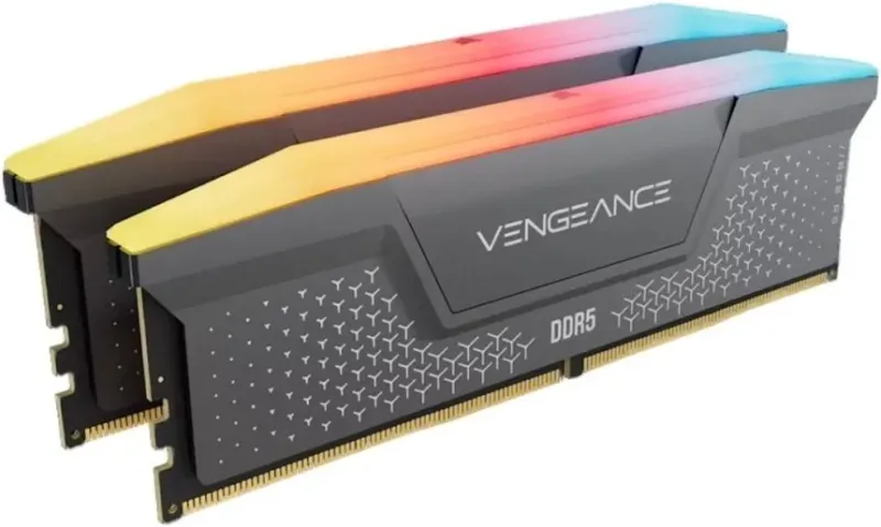 Corsair Dominator Platinum RGB 32 Go Kit 2x16Go DDR5 6000 MHz - vue 2