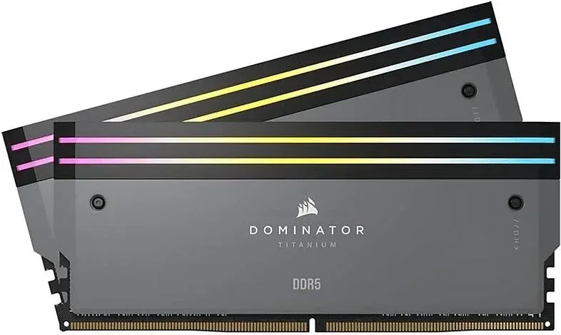 Corsair Dominator Titanium 64 Go Kit 2x32Go DDR5 6000 MHz - vue principale