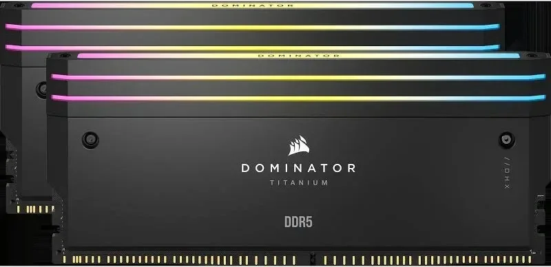 Corsair Dominator Titanium Kit 2x DDR5 RGB - vue 2