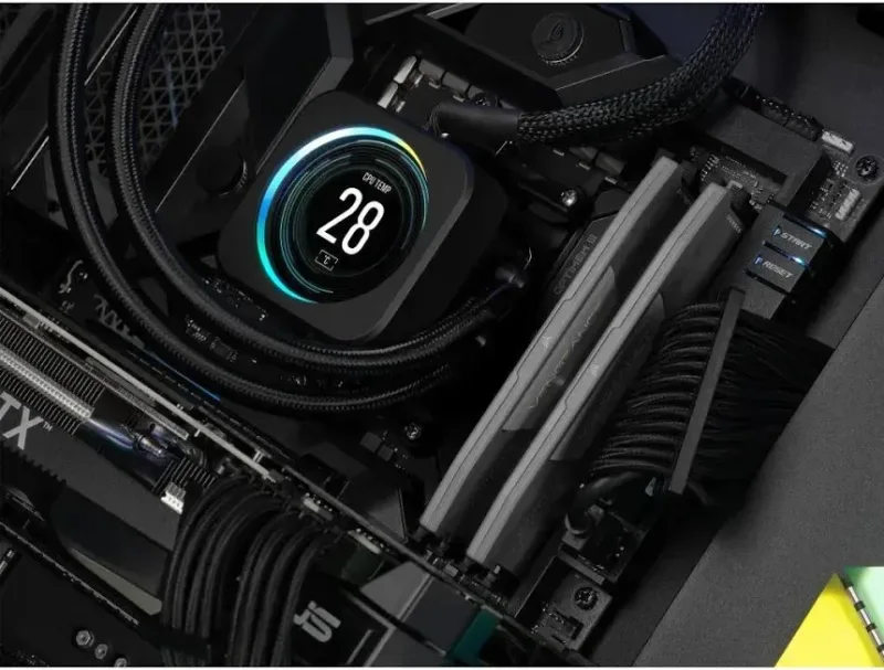 Corsair Vengeance 32 Go Kit 2x16Go DDR5 5600 MHz - vue 5
