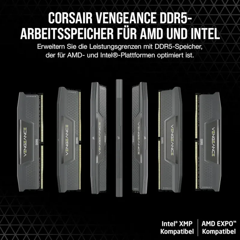 Corsair Vengeance 32 Go Kit 2x16Go DDR5 6000 MHz - vue 5