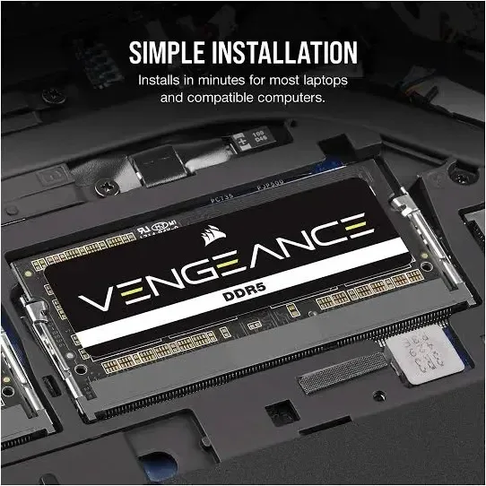 Corsair Vengeance 64 Go Kit 2x32Go DDR5 4800 MHz - vue 5