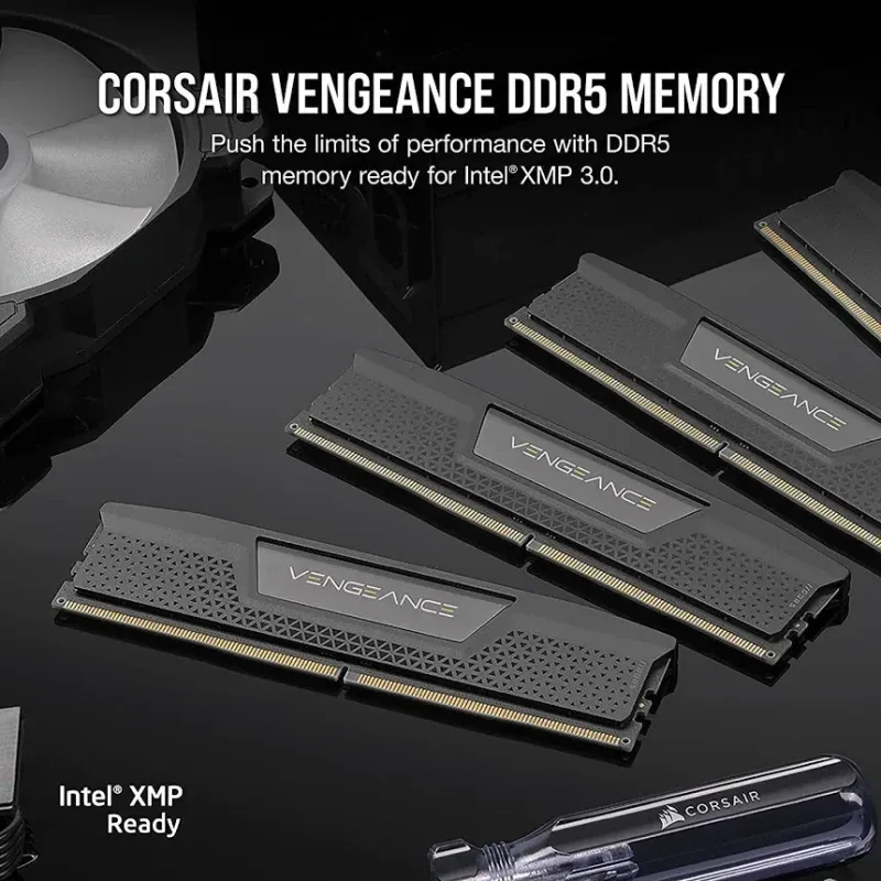 Corsair Vengeance 64 Go Kit 2x32Go DDR5 5200 MHz - vue 4