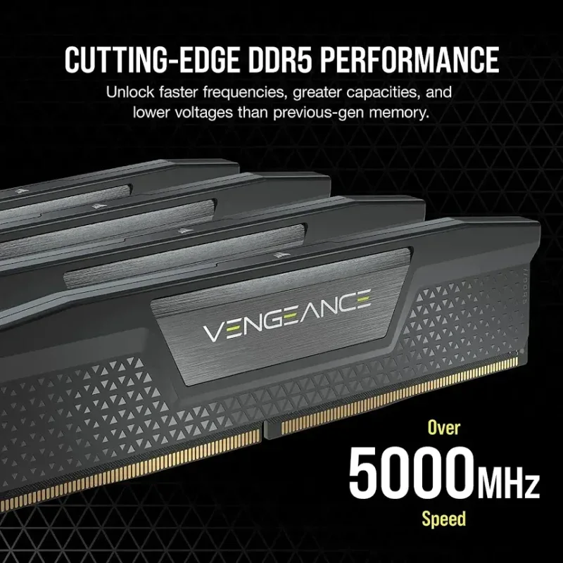 Corsair Vengeance 64 Go Kit 2x32Go DDR5 5200 MHz - vue 5