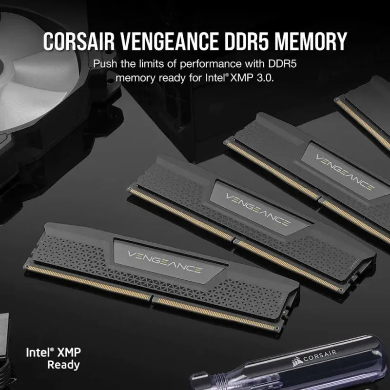 Corsair Vengeance 64 Go Kit 2x32Go DDR5 6400 MHz - vue 5