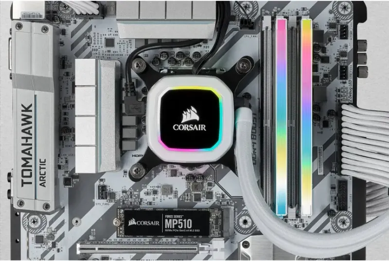 Corsair Vengeance 64 Go Kit 4x16Go DDR4 3200 MHz - vue 5