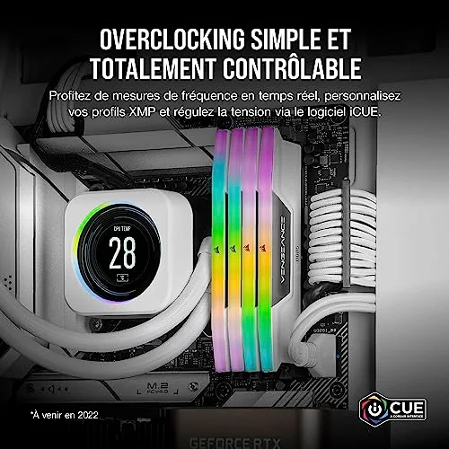Corsair Vengeance DDR5 32 Go Kit 2x16Go 6400 MHz - vue 5