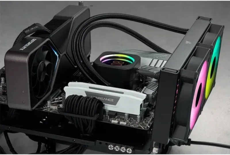 Corsair Vengeance RGB 32 Go Kit 2x16Go DDR5 5600 MHz - vue 4