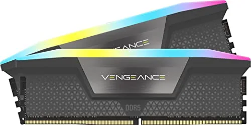 Memoire RAM Corsair Vengeance RGB 32 Go Kit 2x16Go DDR5 6000 MHz