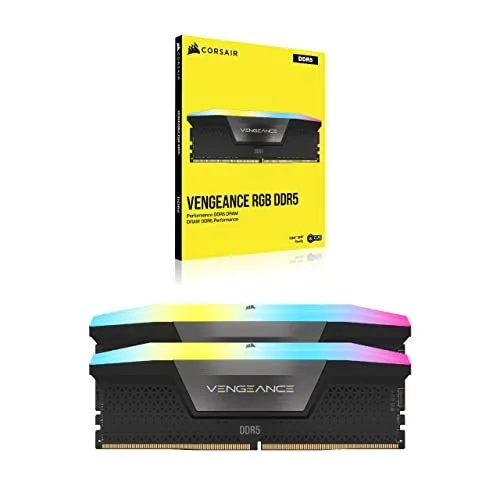 Corsair Vengeance RGB 64 Go Kit 2x32Go DDR5 5200 MHz - vue 6