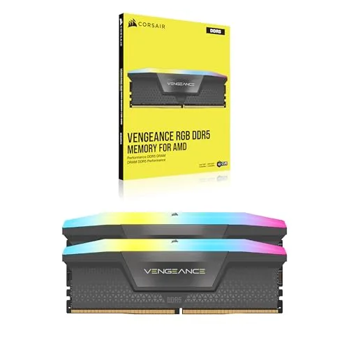 Corsair Vengeance RGB 64 Go Kit 2x32Go DDR5 6000 MHz - vue 6