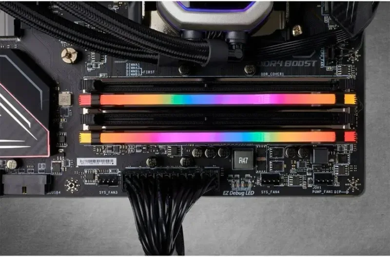 Corsair Vengeance RGB Pro 16 Go Kit 2x8Go DDR4 3600 MHz RGB - vue 3