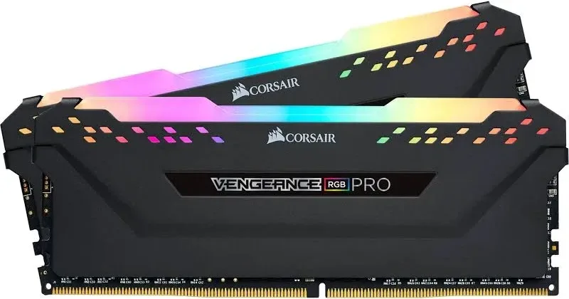 Corsair Vengeance RGB Pro 32 Go Kit 2x16Go DDR4 2666 MHz - vue 2