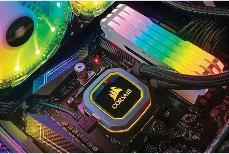Corsair Vengeance RGB Pro 32 Go Kit 2x16Go DDR4 2666 MHz - vue 2