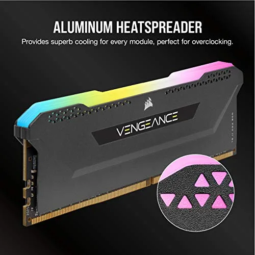 Corsair Vengeance RGB Pro SL 32 Go Kit 2x16Go DDR4 3200 MHz - vue 5
