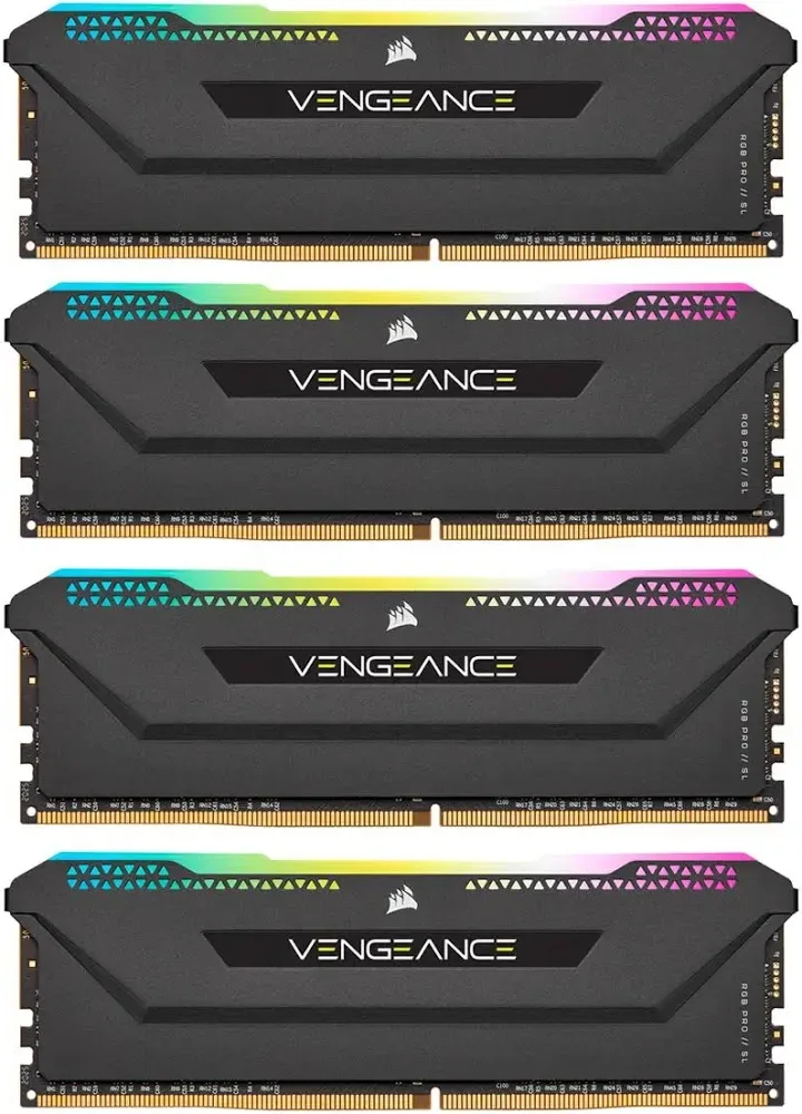 Corsair Vengeance RGB Pro SL 32 Go Kit 4x8Go DDR4 3200 MHz - vue 4