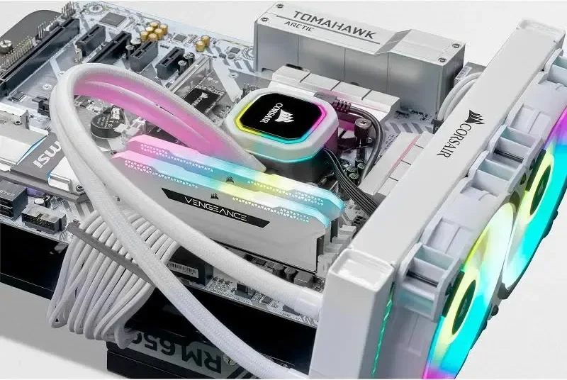 Corsair Vengeance RGB Pro SL 32 Go Kit 4x8Go DDR4 3200 MHz RGB - vue 3