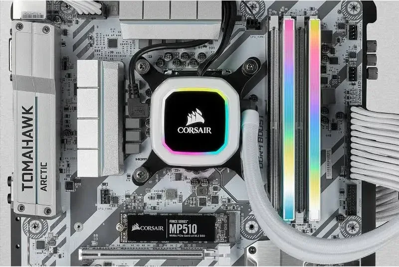 Corsair Vengeance RGB Pro SL 32 Go Kit 4x8Go DDR4 3200 MHz RGB - vue 4