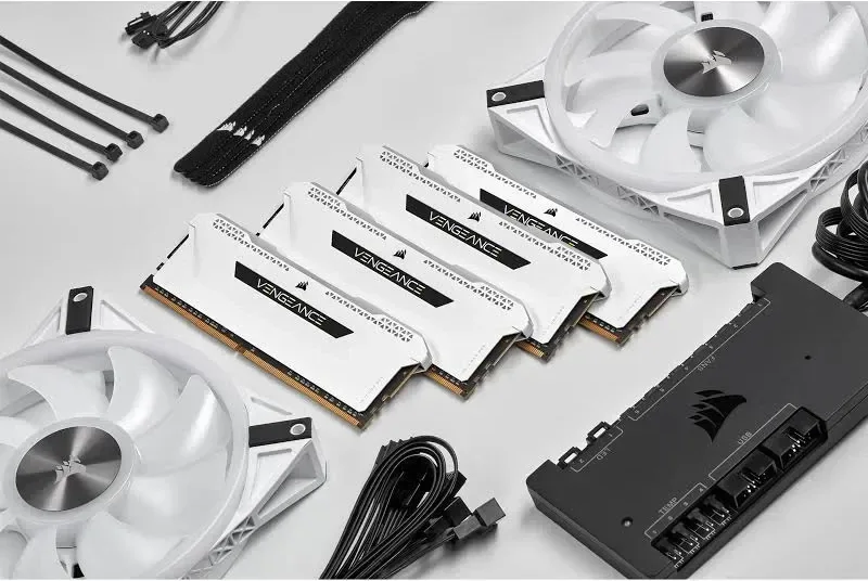 Corsair Vengeance RGB Pro SL 32 Go Kit 4x8Go DDR4 3200 MHz RGB - vue 5