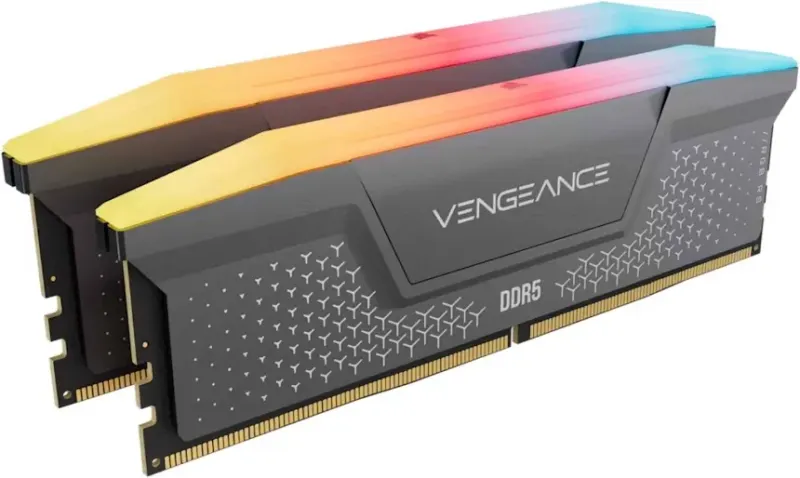 Corsair Vengeance RGB RS 64 Go Kit 2x32Go DDR5 6000 MHz RGB - vue 2