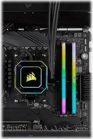 Corsair Vengeance RGB RT 16 Go Kit 2x8Go DDR4 3200 MHz RGB - vue 2