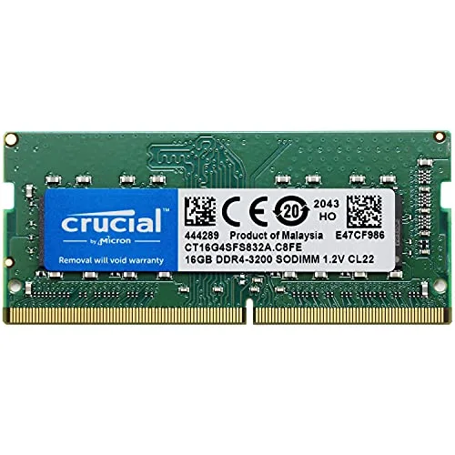 Crucial 16 Go DDR4 3200 MHz