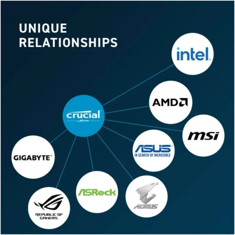 Crucial 16 Go DDR5 5600 MHz - vue 3