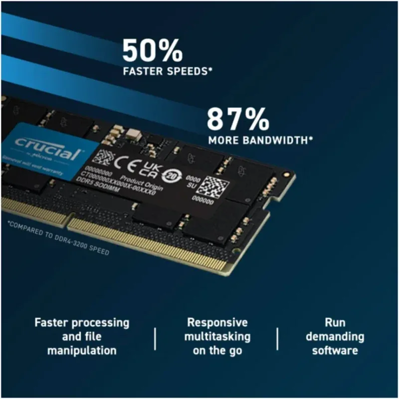 Crucial 16 Go DDR5 5600 MHz - vue 4