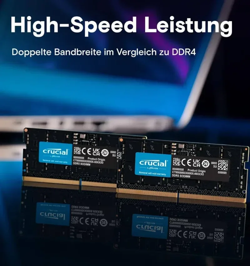Crucial 24 Go DDR5 5600 MHz - vue 5