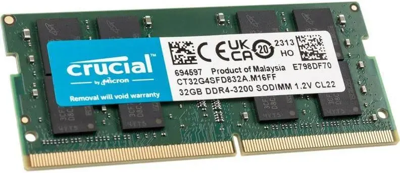 Crucial 32 Go DDR4 3200 MHz - vue 2