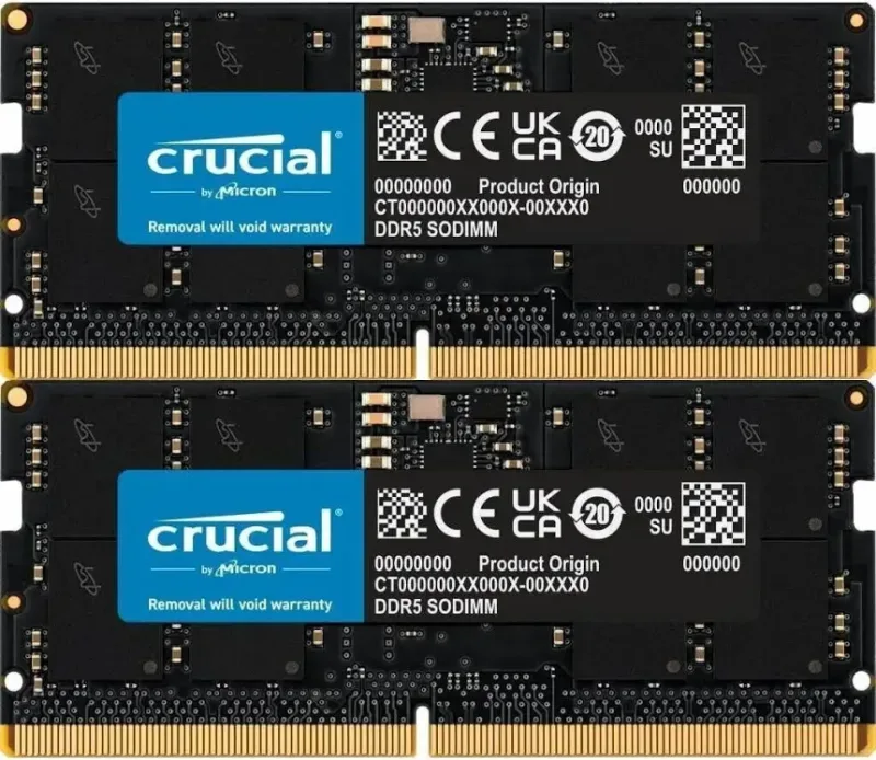 Crucial 32 Go DDR5 5600 MHz - vue 3