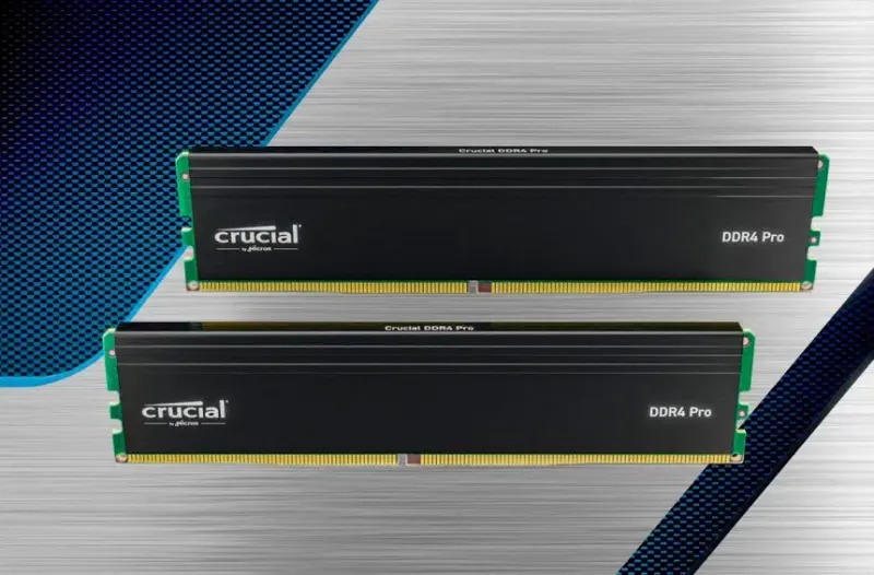 Crucial 32 Go Kit 2x16Go DDR4 3200 MHz - vue 3