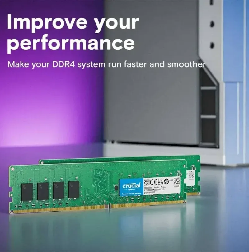 Crucial 8 Go DDR4 3200 MHz - vue 5