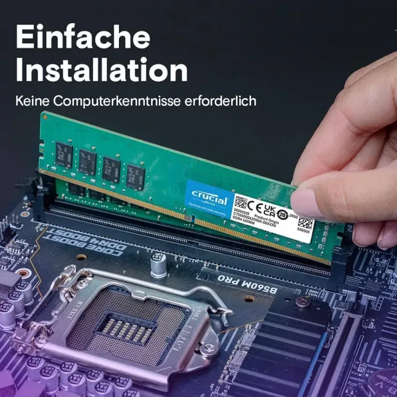 Crucial DDR4 64 Go Kit 2x32Go 3200 MHz - vue 5