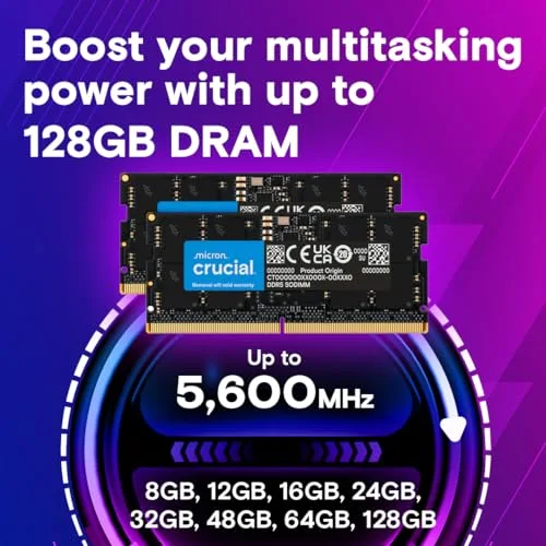 Crucial DDR5 16 Go 4800 MHz - vue 3