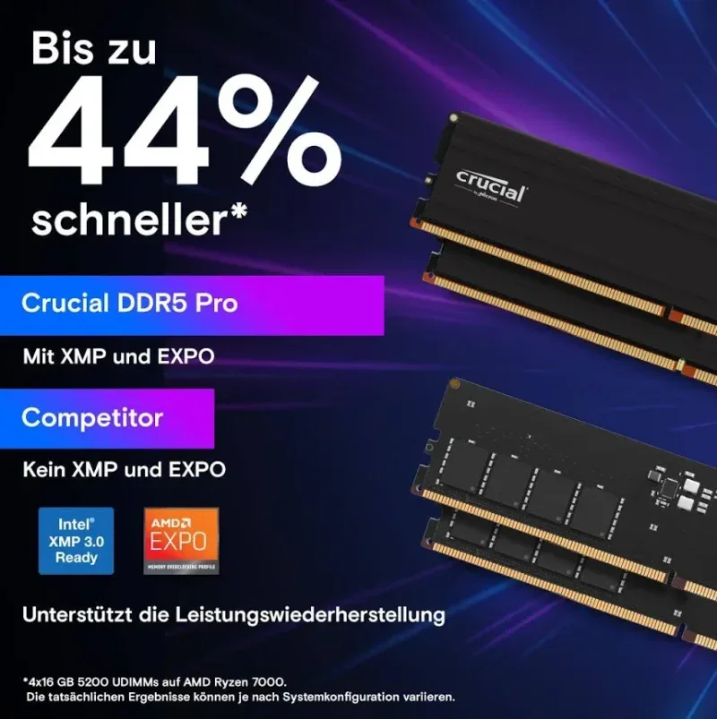Crucial Pro 16 Go DDR5 6000 MHz - vue 5