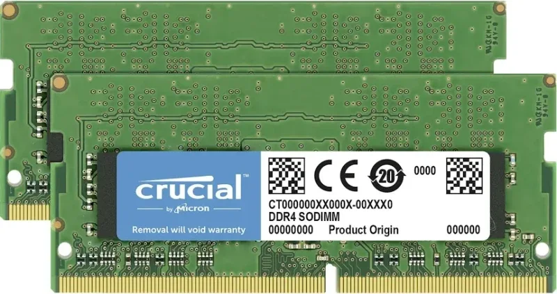 Crucial SO-DIMM 32 Go Kit 2x16Go DDR4 3200 MHz - vue 2