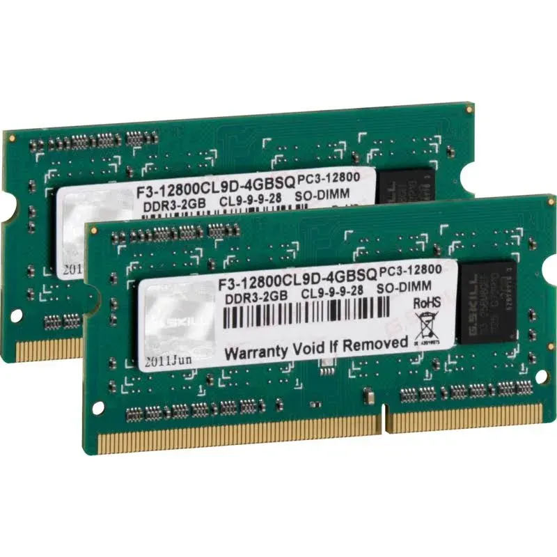 G.Skill 4 Go Kit 2x2Go DDR3 1600 MHz