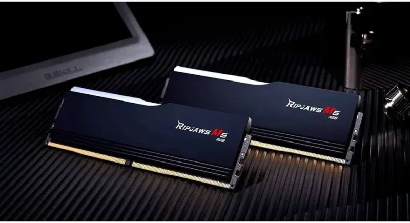 G.Skill 64 Go Kit 2x32Go DDR5 5200 MHz - vue 5