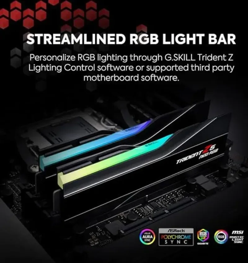 G.Skill 64 Go Kit 2x32Go DDR5 6000 MHz - vue 4