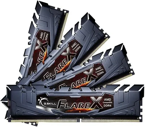 G.Skill Flare X 32 Go Kit 4x8Go DDR4 3200 MHz - vue 2