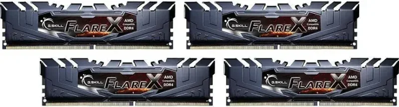 G.Skill Flare X 64 Go Kit 4x16Go DDR4 3200 MHz - vue 4