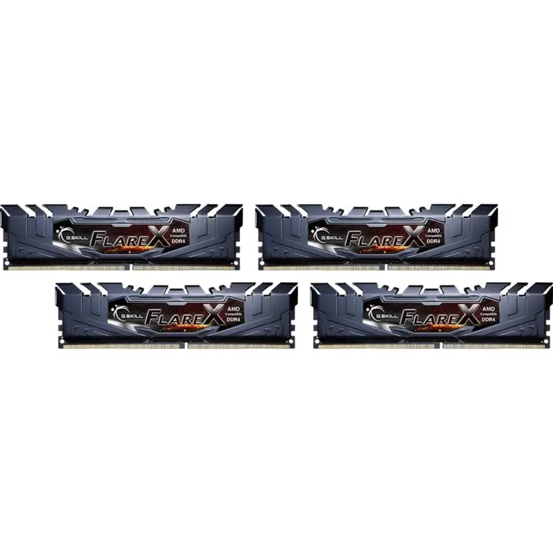 G.Skill Flare X 64 Go Kit 4x16Go DDR4 3200 MHz - vue principale